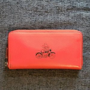 Disney x Coach 58939 Mickey Mouse Leather Wallet